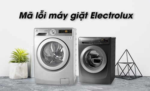 mã lỗi máy giặt Electrolux