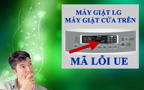 Lỗi UE trên máy giặt LG